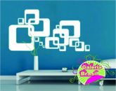 ADESIVO ABSTRATO EM RETÂNGULOS